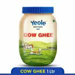 YEOLE BROTHERS Cow Ghee| Made Traditionally from Curd| Pure Cow Ghee for Better Digestion and Immunity| 1Ltr