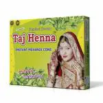 Taj Henna Mehandi Cone Premium Bridal Cone (Pack of 12 Piece) 28Gm Each