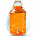 PureAction Water Can with Tap - Water Jar 20 Liter - Water Camper with Strong Handle