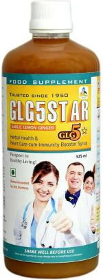 SKSB PAC-1022-525 Garlic Lemon Ginger Apple Cider Vinegar Honey Turmeric Fenugreek Amla Aloe Vera Gel Carom Seeds Cinnamon Saffron (525 ml, Pack of 1)