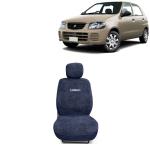 Kingsway Towel Fabric Car Seat Covers for Maruti Suzuki Alto, 2000 - 2012 Model, Material: 100% Cotton, Color : Grey, Complete Set of All Seats (Car Specific Front + Rear Seat Covers)