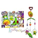 SHIVAARO Lovely Colourful Musical Hanging Rattle Toys Cartoons New Born Babies Mixed Attractive Non Toxic Toddlers, Child Baby Infants Newborns (pack of 1 5 pcs)