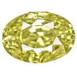 Feel Touch Mart Yellow Sapphire Pukhraj 7.50 Ratti Certified Energized Loose Gemstone Oval Shape Ceylon Yellow Saffire Precious Gemstone Origin Sri Lankan Stone Pokhraj Pila Patthar For Ring & Pendant