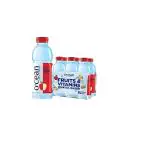 Ocean Fruit Water Crispy Apple flavor enriched with vitamins, electrolyte & glucose| 500ml | Pack of 6