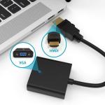 Microware VGA, HDMI Adapter for Projector, Monitor