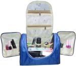 Aavni Hanging Toiletry Bag Cosmetic Case Makeup Vanity Bag, Multipurpose Kit Special Vanity Box (Blue)