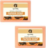 Ayurdaily Natural Handmade Premium Papaya Nourishing Body Soap (2 X 125 G)