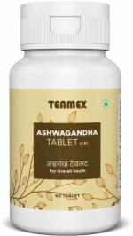 Teamex Ashwagandha Tablets, Support strength & energy, Stress Relief, Extra Strength Formulation