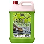 FLISKO Dishwash Liquid 5 Liter Green | Tough Grease Removal & Natural Fragrance| Removes Odour| Easy Lather & Rinse Off