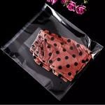 ZYGOMA BOPP Garment Bags (9x13 Inch, Pack of 50) Self Adhesive Plastic polythene Packing Clear Bags, Crystal Clear Transparent Pouches for Garments Clothes Saree Shirt etc