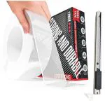 SCENTY HOTSTICK PREMIUM Nano Gel Tape Double Sided Nano Adhesive Silicone Grip Tape for Walls Washable Reusable Strong Sticky Strips Nano Tape with 09MM Slide Lock Snap Off Knife