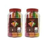 Konfiz Zen Ice Cream Cones-30ml Cone Each for Making Home Made ice Creams and kulfi-30pcs Packing in a Jar (2 jar Combo Pack)