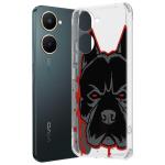 Fashionury Silicone Designer Printed Back Case Cover for Vivo Y03 -D3115