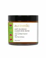 Auravedic Anti Blemish Face Mask Cream All Skin Type Lightening Tea Tree Oil 100 g