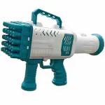 Smartcraft Bubble Gun Bubble Machine with 25-Hole, Rocket Launcher Gift for Kids