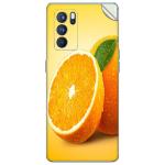 GADGETSWRAP Printed Vinyl Skin Sticker for Oppo Reno 6 Pro - orange fruits