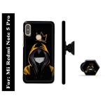 Mobi Elite Attitude Girl Printed Hard Back Case Cover with Mobile Holder, Pop holder, Pop socket for Mi Redmi Note 5 Pro