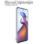 Casotec Soft TPU Back Case Cover for Motorola edge 30 Fusion 5G - Clear