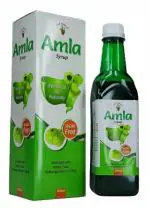 DEE INDIA HERBALS 100% Natural Ayurvedic Sugar Free Amla Syrup- Revitalizes Life Enriched with Amla, Tulsi, Ashwagandha, Giloy (500ml Each, Pack of 9)