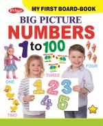 AP SINHA Numbers Board Book Counting 1 To 100 Learning Book For Kids (32 Pages)