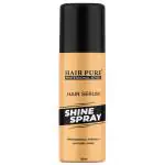 Hair Pure Hair Shine Hair Spray 100ml | Long Lasting Hold | Natural Shine | Hair Spray For Men & Women | Non Stiky & Easy Wash Off | For Al Hair Types | Pack of 1