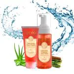 Omeo Calendula Foaming Face Wash 150ml | Omeo Calendula Neem Face Wash 100gm (Pack of 2)