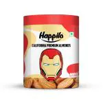 Happilo Marvel California Premium Almonds 350g, Iron Man Edition High Protein Snack and Super Healthy Nuts