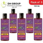 DH GROUP Rose Mery Hair Oil For Men & Women Help To Hair Growth And Control Hair Fall (Pack of 5)