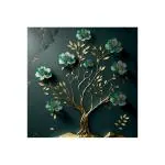Random Wooden Unframed Tree wall painting for living room bed décor home Tree Wall canvas modern stylish hanging Art