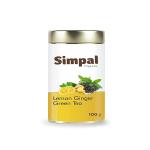 Simpal Lemon Ginger Organic Green Tea 100g
