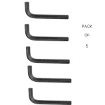 VTH 1.5mm Hex Allen Key-Short pattern|For Home and Industrial Use Allen Key Set (Pack of 5)