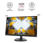 Lenovo D-Series 68.6 cm (27 inch) FHD VA Near-Edgeless Monitor | 16.7 Million Colors, 3000:1 Contrast Ratio, 250 Nits, 75Hz, 4ms, AMD FreeSync, HDMI, VGA, Tilt, VESA Mount, TUV Eye Comfort - D27-30