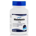 Healthvit Melatonin 3mg Regulates For Sleep Cycle | 60 Tablets