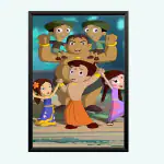 NOKKES Chota Bheem Kaliya Dholu Bholu Chutki Raju Jaggu 5X7 Photo Frame_AQD1_8