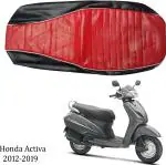 Znee Smart ZS-Bike/Scooter/Scooty Seat Cover Honda Activa ( Comptable 2012-2019) Red&Black Single Bike Seat Cover For Honda Activa, Activa 125, Activa 3G, Activa 4G, Activa 5G