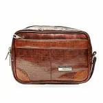 Handcuffs Mens Cash Pouch Money Carrying Case Multipurpose Travel Pouch Zipped Travel Toiletry Bags (Dark Brown)