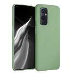 LIRAMARK Liquid Silicone Soft Back Cover Case for OnePlus 9 Pro / 1+9 Pro (Mint Green)