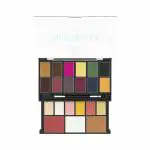 UNICB The Perfection Highlighter Blusher Eyeshadow Palette With Brush | 21 Pigmented Matte & Shimmer Shades | Blendable Powder Long Wear Eye Makeup With Shimmery And Metallic Finish (24.5g) (Group-A)