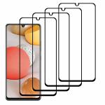 Kite Digital Samsung Galaxy A42 (5G)/Samsung Galaxy M42 (5G) (Black) Tempered Glass Screen Protector with Edge to Edge Coverage - Easy Installation Kit (Pack of 4)