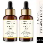 Essentia Extracts Almond Skin Brightening Facial Oil, 30ML (15ML+15ML)