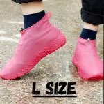 Lumber home and kitchen Silicone Waterproof Shoe Cover Reusable Ant-fouling Non-Slip Thick Wear Resistant Shoe Cover For Men Women (1 Pair)