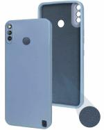 Jkobi Back Cover Case For Lava Z3 ( Inside Fiber cloth | Smooth Matte Finish | Elegant Professional Look |Light Blue)