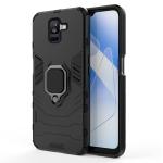 SROCK Samsung Galaxy J8 Back Cover |Heavy Duty |Kickstand | Back Case Cover for Samsung Galaxy J8-Black