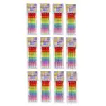 PARTEET Stack Pencil Set for Birthday Gifts for Kids (12 pcs)