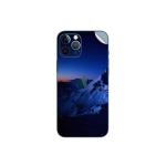 GADGETSWRAP Printed Vinyl Skin Sticker for Apple iPhone 12 Pro - snowy mountain peaks 5