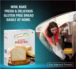 Wheafree Gluten Free Bread Mix 1Kg | Neutral Flavour| Quick and Easy to Bake | Sweet and Savoury Preparations | 100% Natural, Vegetarian and Gluten Free