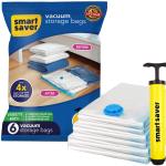Smart Saver BigOwl Plastic 6 Vacuum Storage Bags Variety Pack