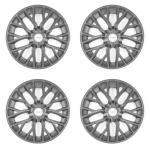 PRIGAN Zen Matte Black Wheel Cover 12