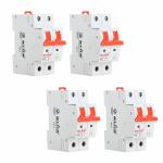 KLICK C-63A-311 Dual Pole Isolator, Classic DP Switch Disconnector for Domestic and Office Application (63A, White, Pack of 4)