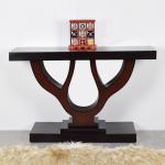 DZYN Furnitures Zidena Solid Wood Console Table (Brown)